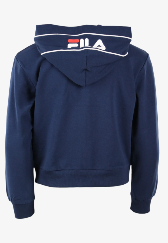 BLUZA DZIEWCZĘCA Z KAPTUREM ZAPINANA NA ZAMEK FILA DFAV3586F