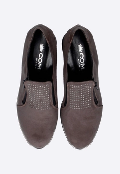 PÓŁBUTY DAMSKIE NA KOTURNIE OZDOBIONE CYRKONIAMI COMART 3B4476