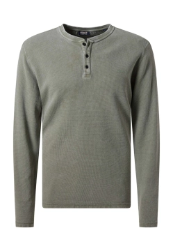 T-SHIRT MĘSKI Z DŁUGIM RĘKAWEM PIONIEER P1 60124 0000