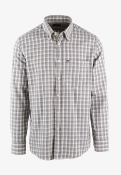 BAWEŁNIANA KOSZULA MĘSKA Z DŁUGIM RĘKAWEM W KRATĘ ASCOT SPORT 15284209