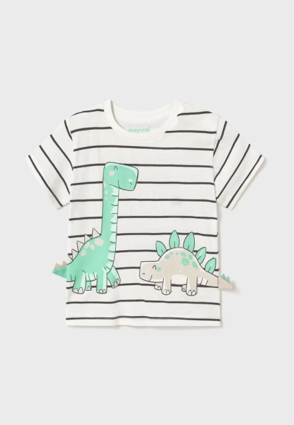 T-SHIRT CHŁOPIĘCY Z NADRUKIEM INTERAKTYWNYM MAYORAL 1061