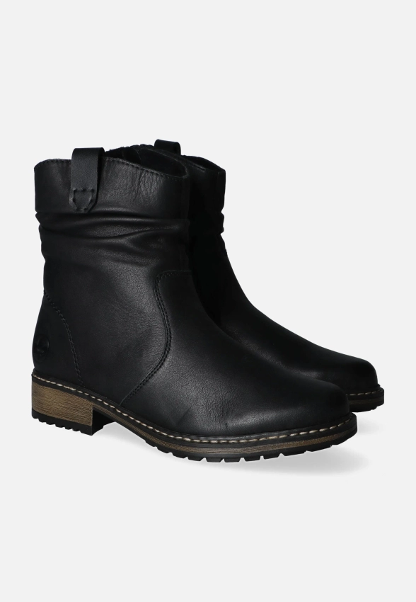 SKÓRZANE BOTKI DAMSKIE RIEKER Z6883-00