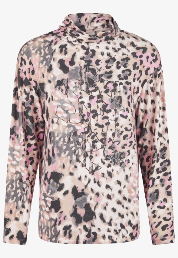 WZORZYSTY GOLF DAMSKI Z WISKOZY BARBARA LEBEK 37180052