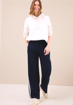 SPODNIE DAMSKIE Z DETALAMI W POSTACI TAŚMY CECIL 2 379676