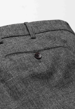 SPODNIE MĘSKIE W KRATĘ MEYER 8811BONN