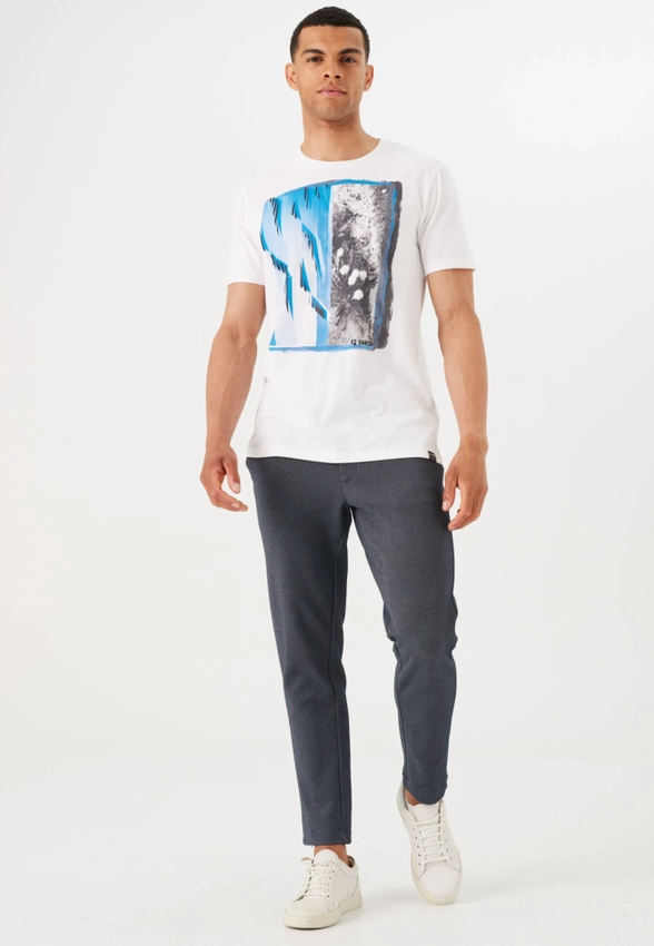 T-SHIRT MĘSKI Z NADRUKIEM GARCIA JEANS O41002