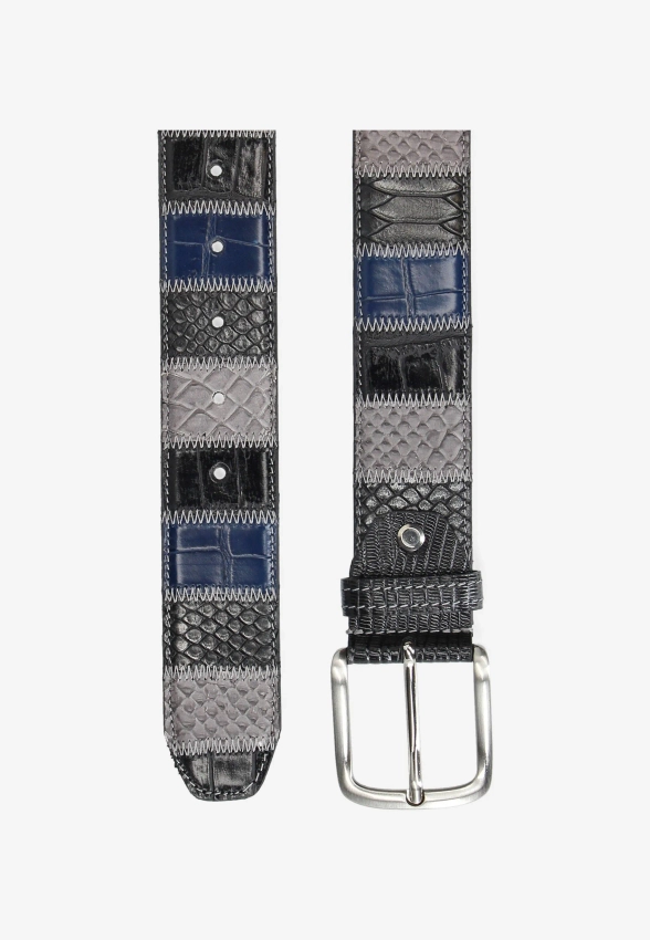 SKÓRZANY PASEK MĘSKI GABEL PATCHWORK