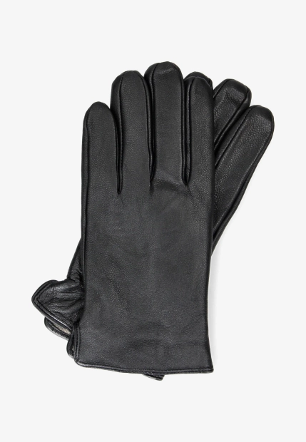 ELEGANCKIE SKÓRZANE RĘKAWICZKI MĘSKIE G-2401