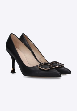 SZPILKI DAMSKIE SKÓRZANE BALDOWDKI D04242