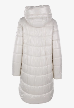 PIKOWANA KURTKA DAMSKA Z KAPTUREM FAN LEATHER 594