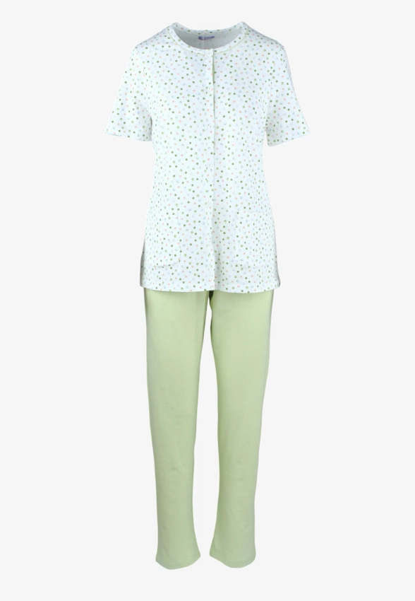 BAWEŁNY PIŻAMA DAMSKA Z KRÓTKIM RĘKAWEM LINCLALOR 75278