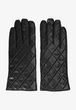 PIKOWANE RĘKAWICZKI DAMSKIE Z MIĘKKIEJ SKÓRY EKOLOGICZNEJ DIANA & CO FIRENZE DND8636