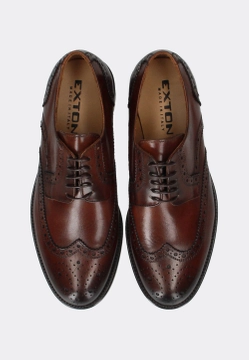ELEGANCKIE SKÓRZANE PÓŁBUTY MĘSKIE EXTON 6010