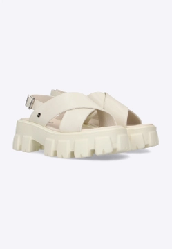 SKÓRZANE SANDAŁY DAMSKIE LL2N4049