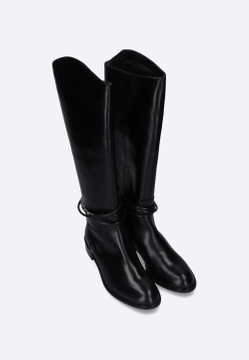 KOZAKI DAMSKIE WYSOKIE ZE SKÓRY SOLOFEMME 33956