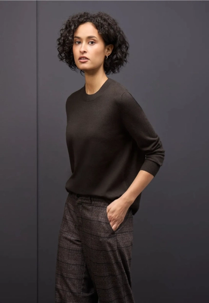 SWETER DAMSKI Z MIESZANKI WISKOZY STREET ONE 4 303476