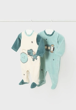 ZESTAW 2 PAJACYKÓW DLA NIEMOWLAKA MAYORAL 2753