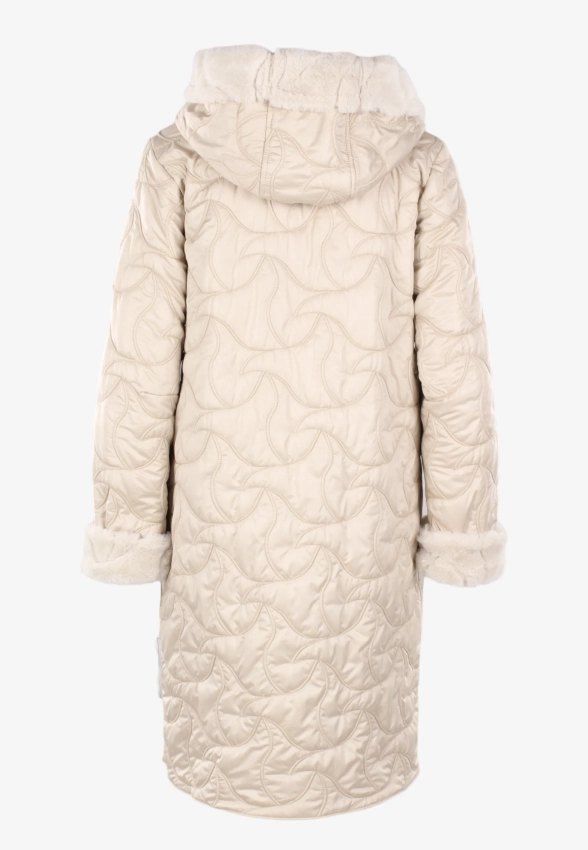 DŁUGA KURTKA DAMSKA ZAPINANA NA GUZIKI GETEX IRINA II