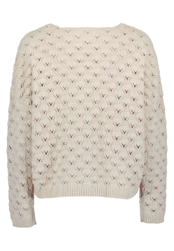 AŻUROWY SWETER DAMSKI BLUE SEVEN 248093