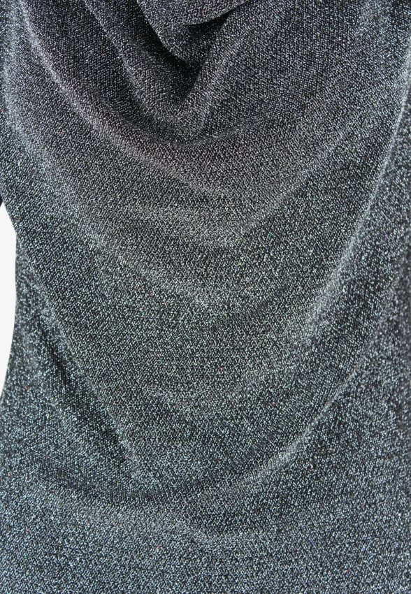 BŁYSZCZĄCY T-SHIRT DAMSKI Z DŁUGIM RĘKAWEM MAIN & LAND NMA149424