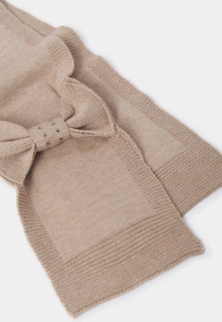 KOMPLET CZAPKA + SZALIK Z KOKARDĄ DLA DZIEWCZYNKI MAYORAL 10342