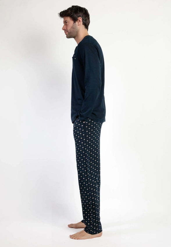 PIŻAMA MĘSKA Z DŁUGIM RĘKAWEM ADMAS Z KOLEKCJI STAR WARS 63771