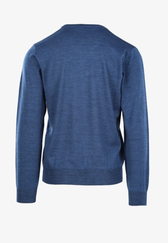 SWETER MĘSKI V Z DOMIESZKĄ WEŁNY YOURNAME MS 02