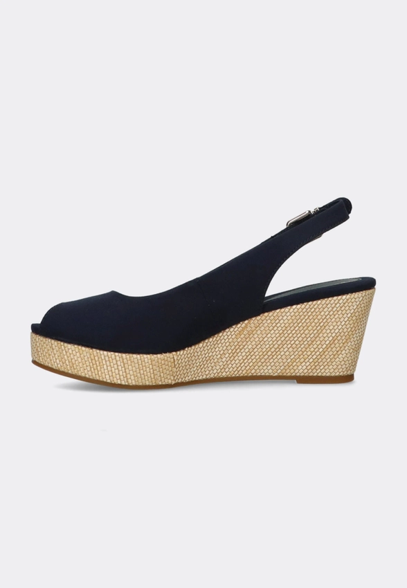 SANDAŁY DAMSKIE NA KOTURNIE TOMMY HILFINGER FW0FW04788