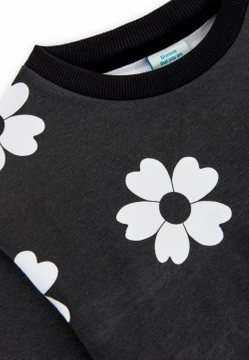 BLUZA DZIEWCZĘCA W KWIATKI BOBOLI 466084