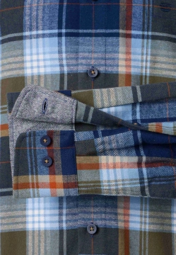 KOSZULA MĘSKA Z DŁUGIM RĘKAWEM W KRATĘ REDMOND 252125111