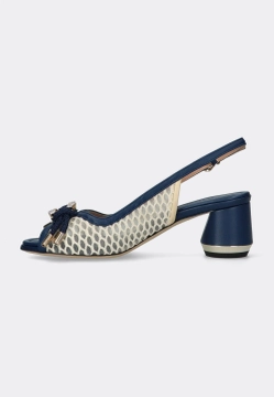 SIATECZKOWE SANDAŁY DAMSKIE Z OZDOBĄ NA CHOLEWCE ACCADEMIA 1328