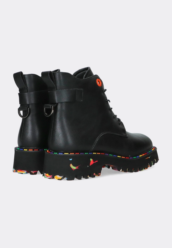 SKÓRZANE BOTKI DAMSKIE ARTIKER 55C0509