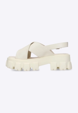 SKÓRZANE SANDAŁY DAMSKIE LL2N4049