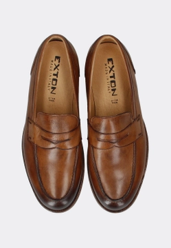 SKÓRZANE MOKASYNY MĘSKIE EXTON 9918