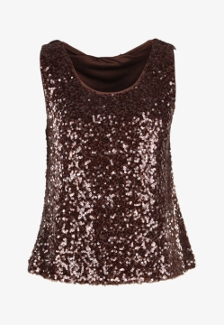 TOP DAMSKI Z CEKINAMI PENNYBLACK SEMISSE