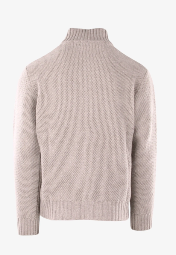 WEŁNIANY SWETER MĘSKI ZAPINANY NA GUZIKI Z DOMIESZKĄ KASZMIRU MORGANO 491697