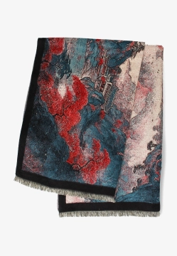 SZAL DAMSKI Z MIESZANKI WISKOZY COVERI COLLECTION 253116