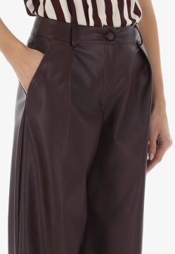 SPODNIE DAMSKIE ZE SKÓRY EKOLOGICZNEJ TU PER TU T1026 Q01