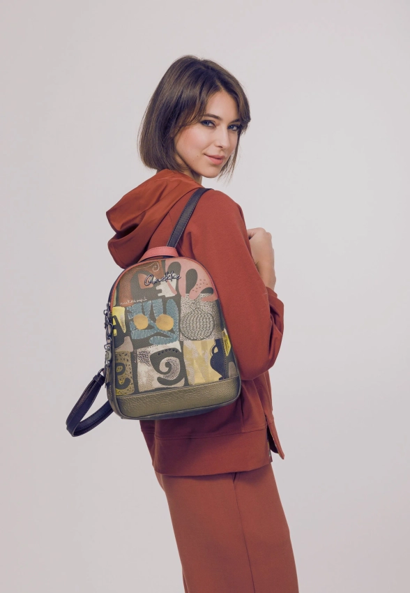 PLECAK DAMSKI Z TRZEMA PRZEGRODAMI ANEKKE AMPHORA 42715-044