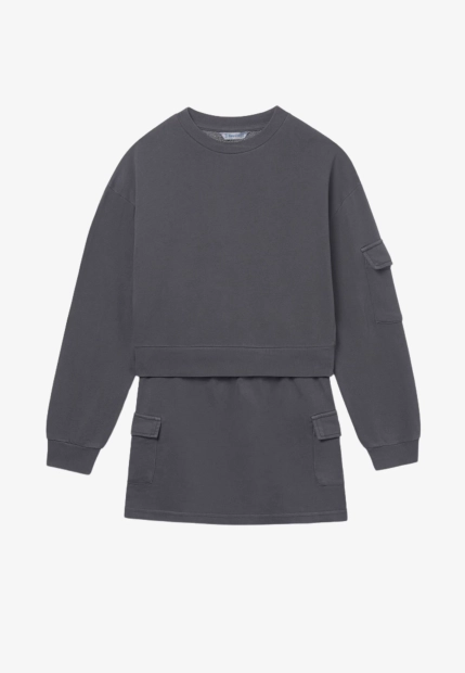 KOMPLET DZIEWCZĘCY BLUZA I SPÓDNICA MAYORAL 7917