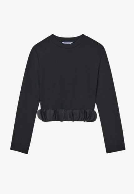 BLUZKA DZIEWCZĘCA Z PŁATKAMI MAYORAL 7030