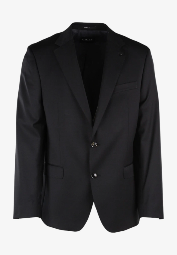 KLASYCZNA JEDNORZĘDOWA MARYNARKA MĘSKA Z WEŁNY DUNCAN NOS DIGEL DUN-0099679