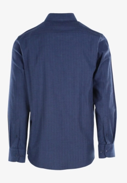 KOSZULA MĘSKA Z DŁUGIM RĘKAWEM Z WZOREM W JODEŁKĘ ASCOT SPORT 15270209