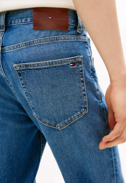 SPODNIE MĘSKIE JEANS Z EFEKTEM WYBLAKNIĘCIA DENTON STRAIGHT TOMMY HILFIGER MW0MW41901