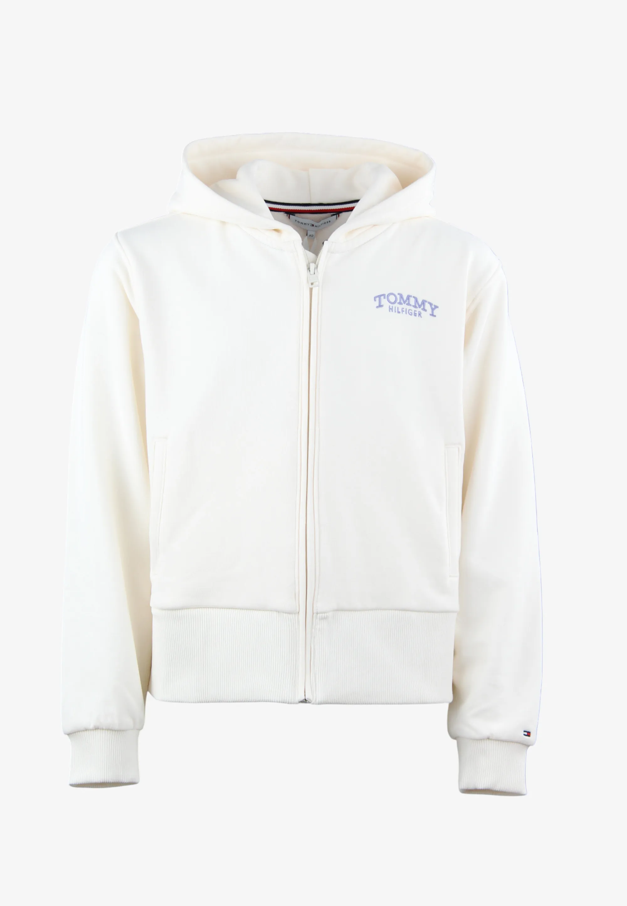 BLUZA DZIEWCZĘCA NA ZAMEK Z KAPTUREM TOMMY HILFIGER KG0KG08988