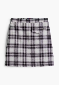 SPÓDNICA DAMSKA MINI W KRATĘ TOMMY JEANS DW0DW21461