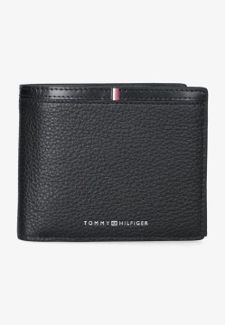 SKÓRZANY PORTFEL MĘSKI SKŁADANY NA PÓŁ TOMMY HILFIGER AM0AM13969C