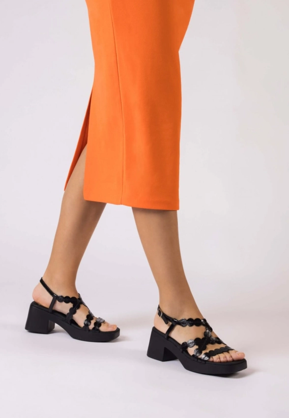 SKÓRZANE SANDAŁY DAMSKIE WONDERS D-1013