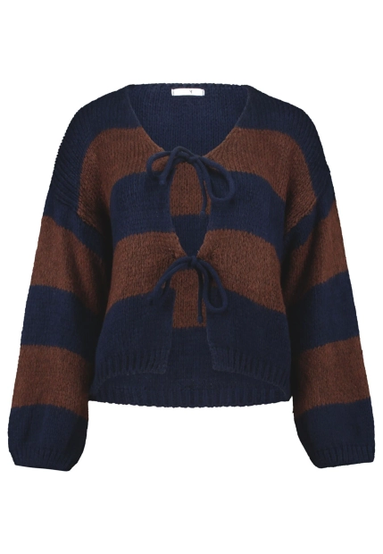 SWETER DAMSKI Z OZDOBNYM WIĄZANIEM HAILYS UNF-5248