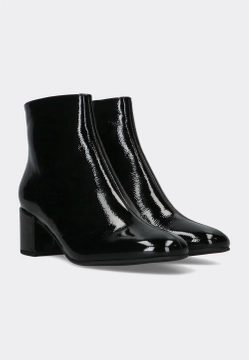 BOTKI DAMSKIE Z BŁYSZCZĄCEJ SKÓRY HOGL 6-134115